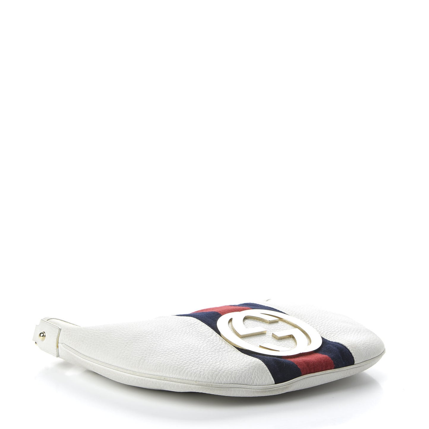 Calfskin Web Blondie Hobo White
