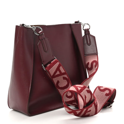 Stella McCartney Eco Alter Nappa Perforated Logo Mini Crossbody Wine 3 of 9