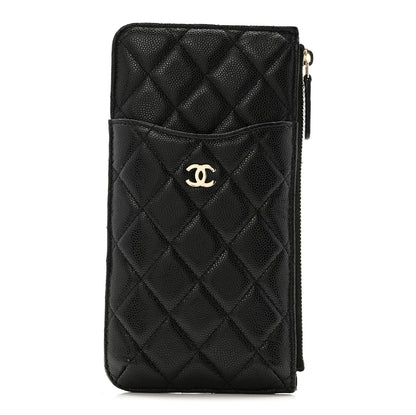 Chanel Caviar Quilted Classic iPhone Pouch Black 1 of 10