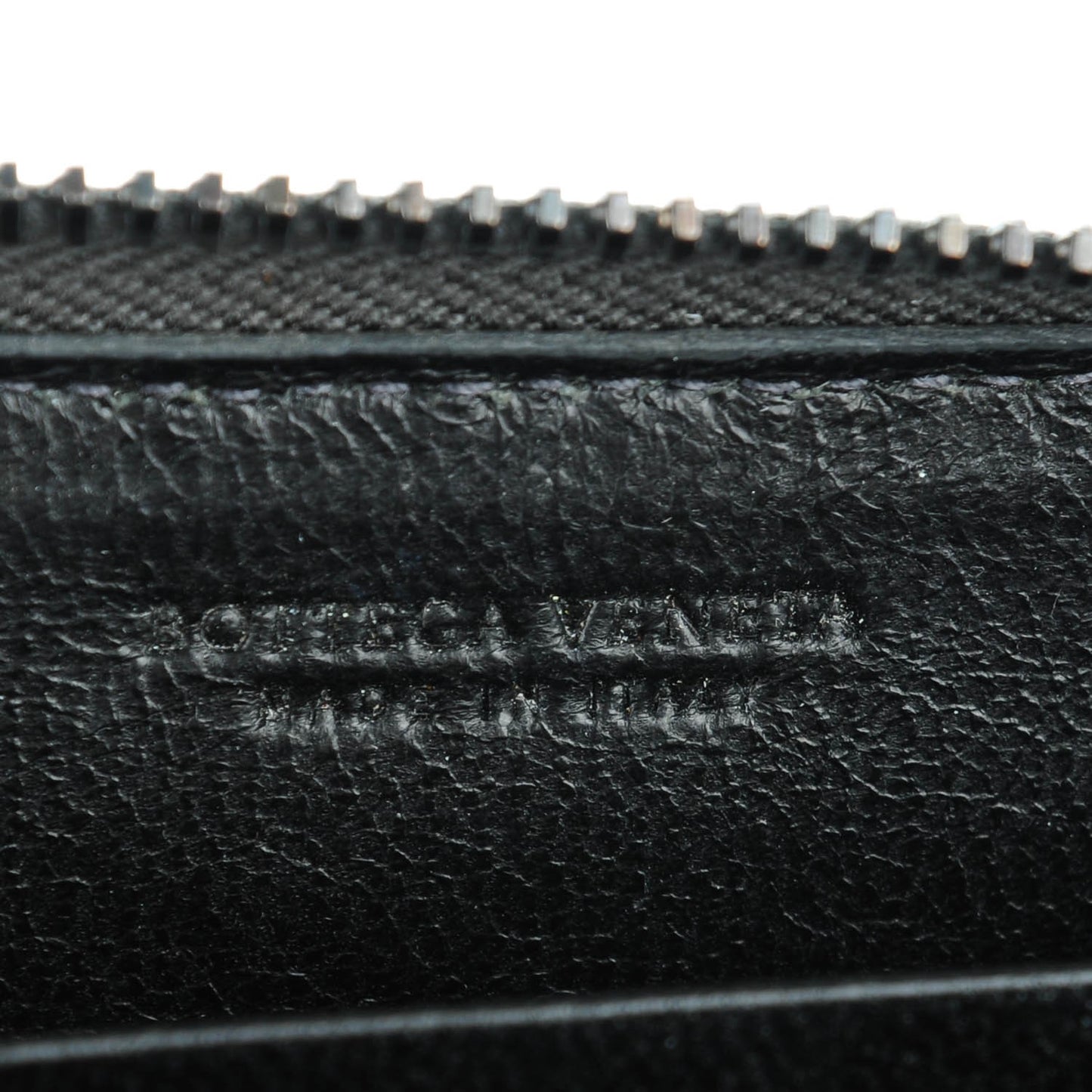 Nappa Intrecciato Zip Around Coin Purse Shadow