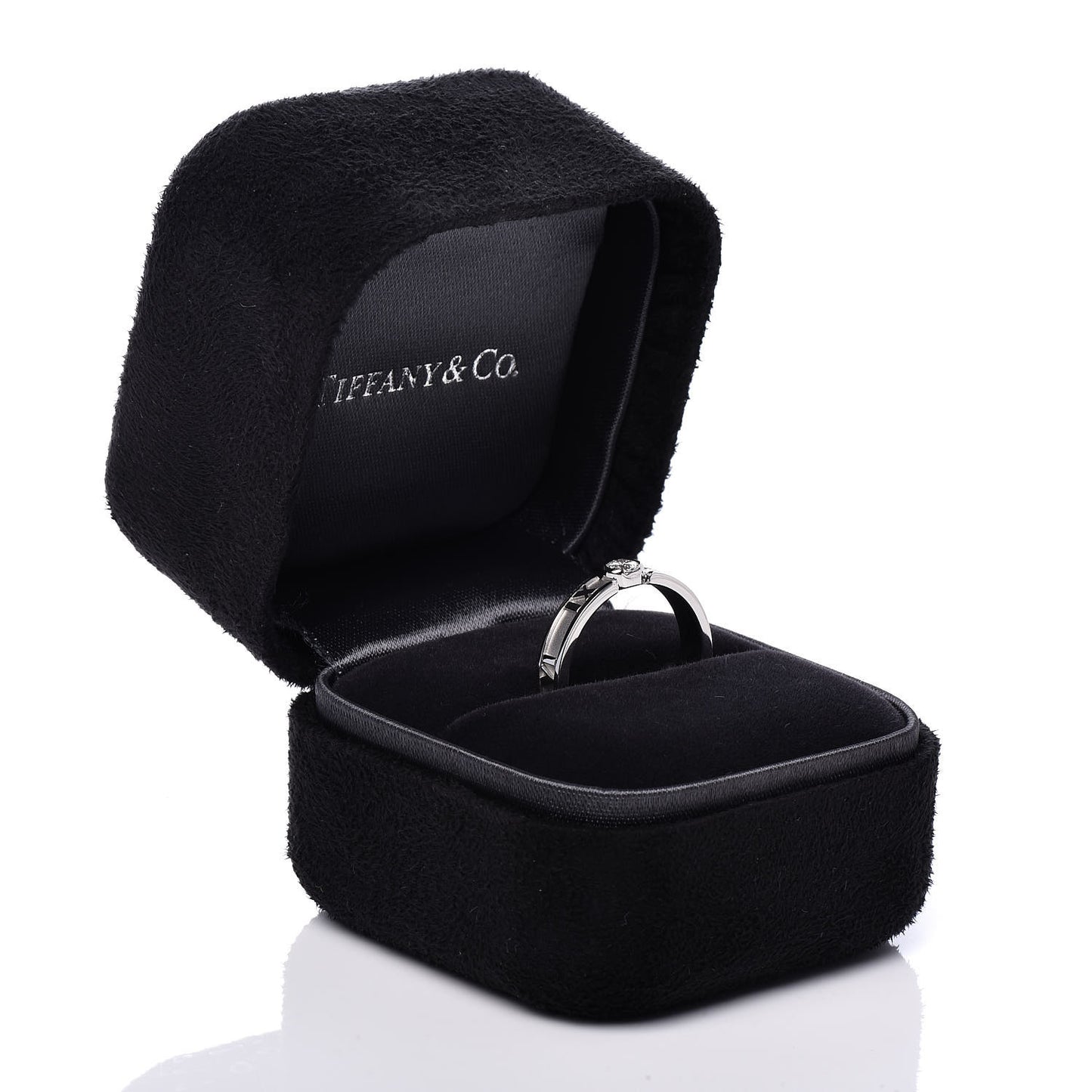 18K White Gold Diamond Atlas Ring 50 5.5