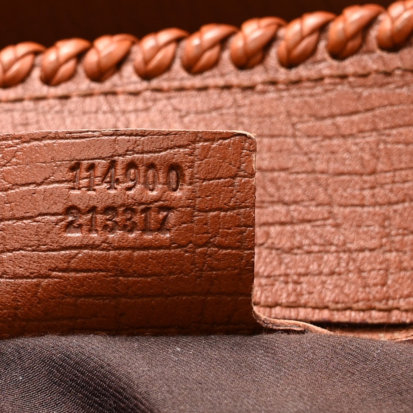 Calfskin Large Horsebit Chain Hobo Brown