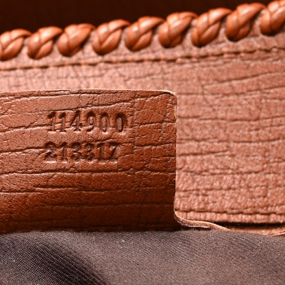 Gucci Calfskin Large Horsebit Chain Hobo Brown 4 of 11