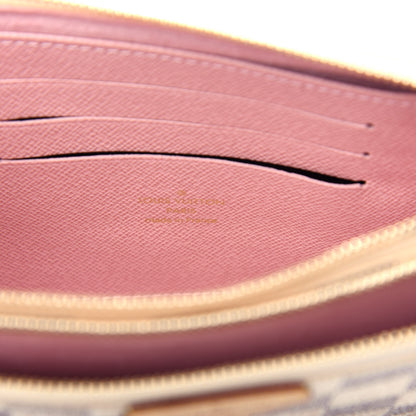 Louis Vuitton Damier Azur Double Zip Pochette 7 of 10