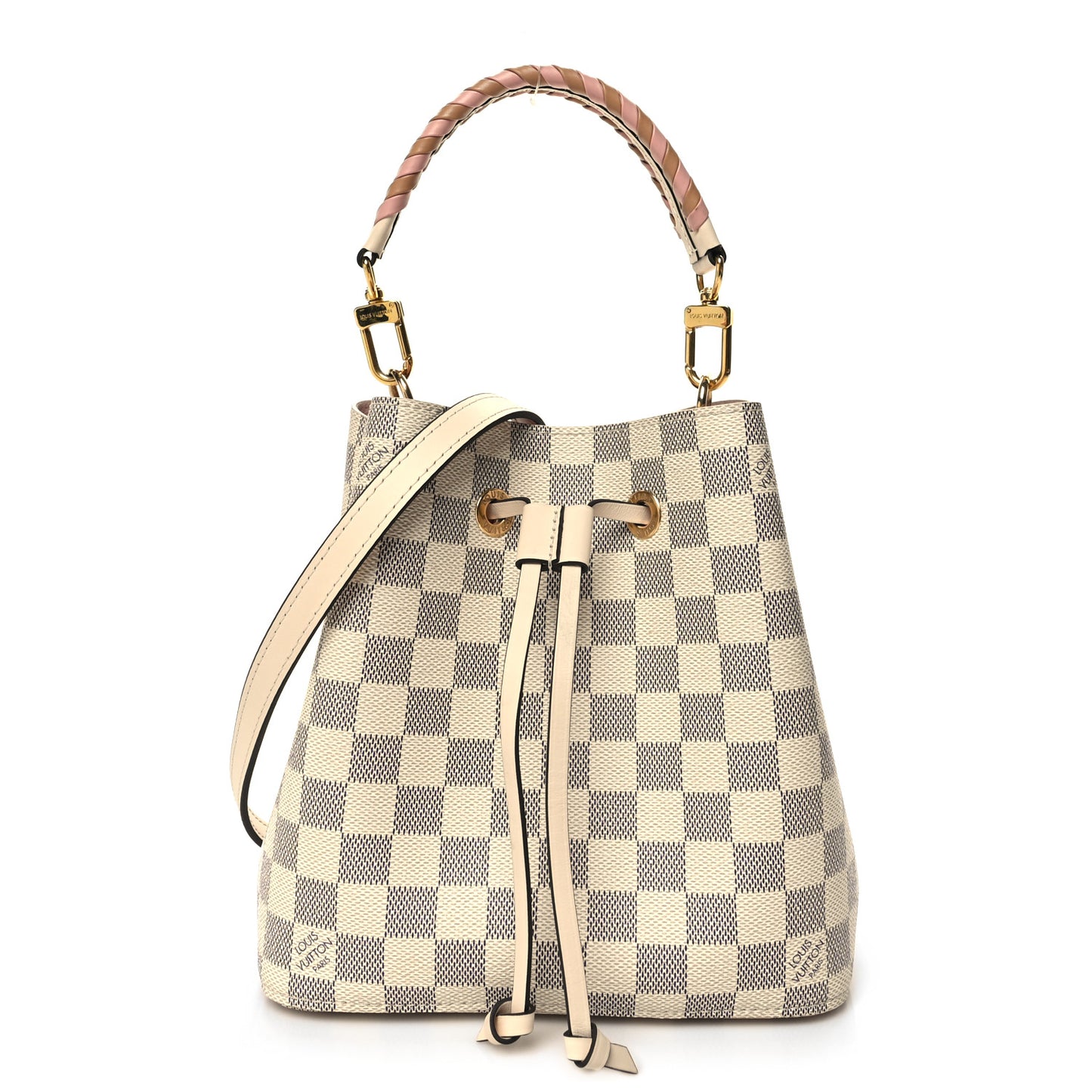 Damier Azur Braided Neonoe BB Pink