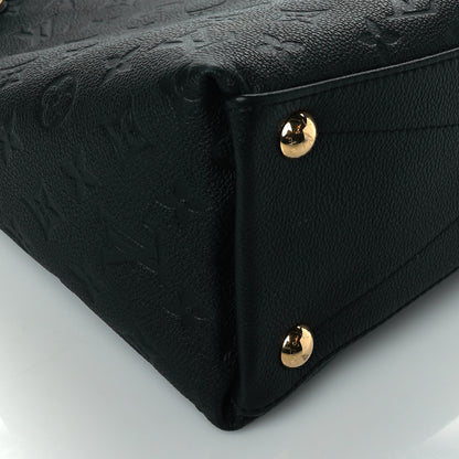 Louis Vuitton Empreinte V Tote MM Black 9 of 10