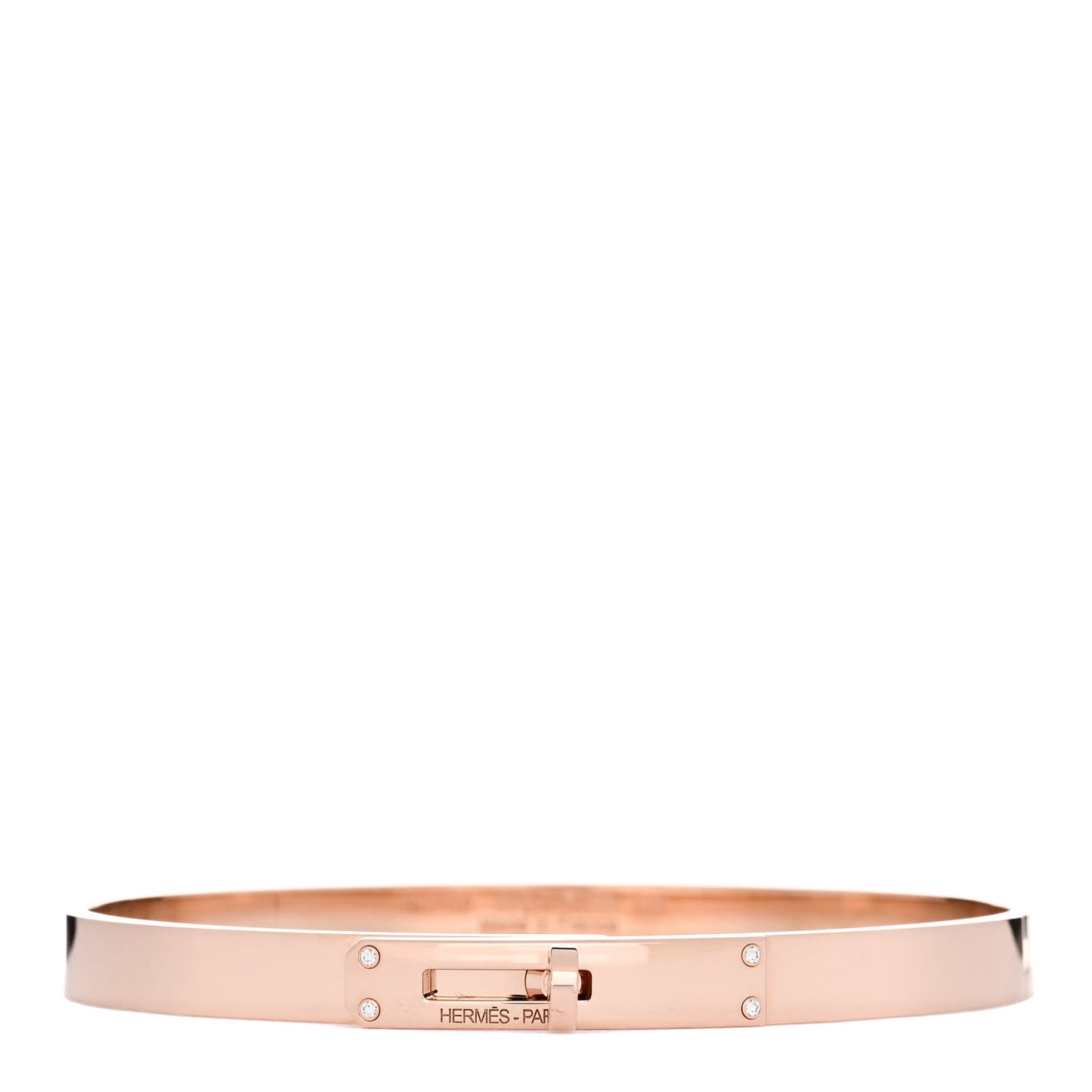 18K Rose Gold Diamond PM Kelly Bracelet LG