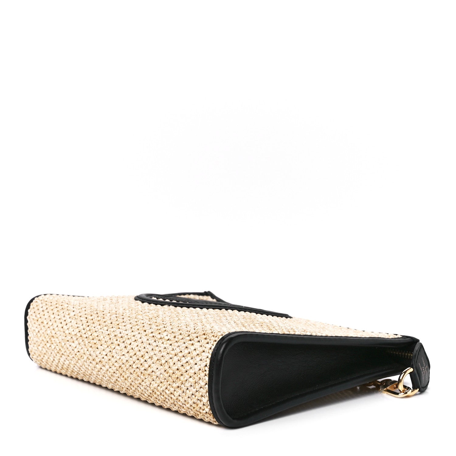 Louis Vuitton Raffia Calfskin Monogram Giant Pouch 8 of 10