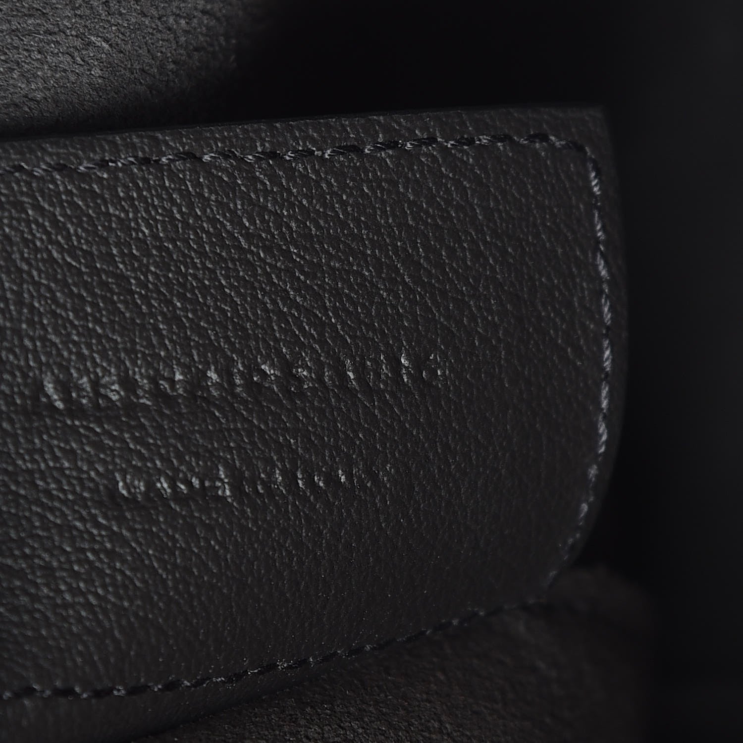 Saint Laurent Calfskin Large Shopping Tote Coal 9 of 13