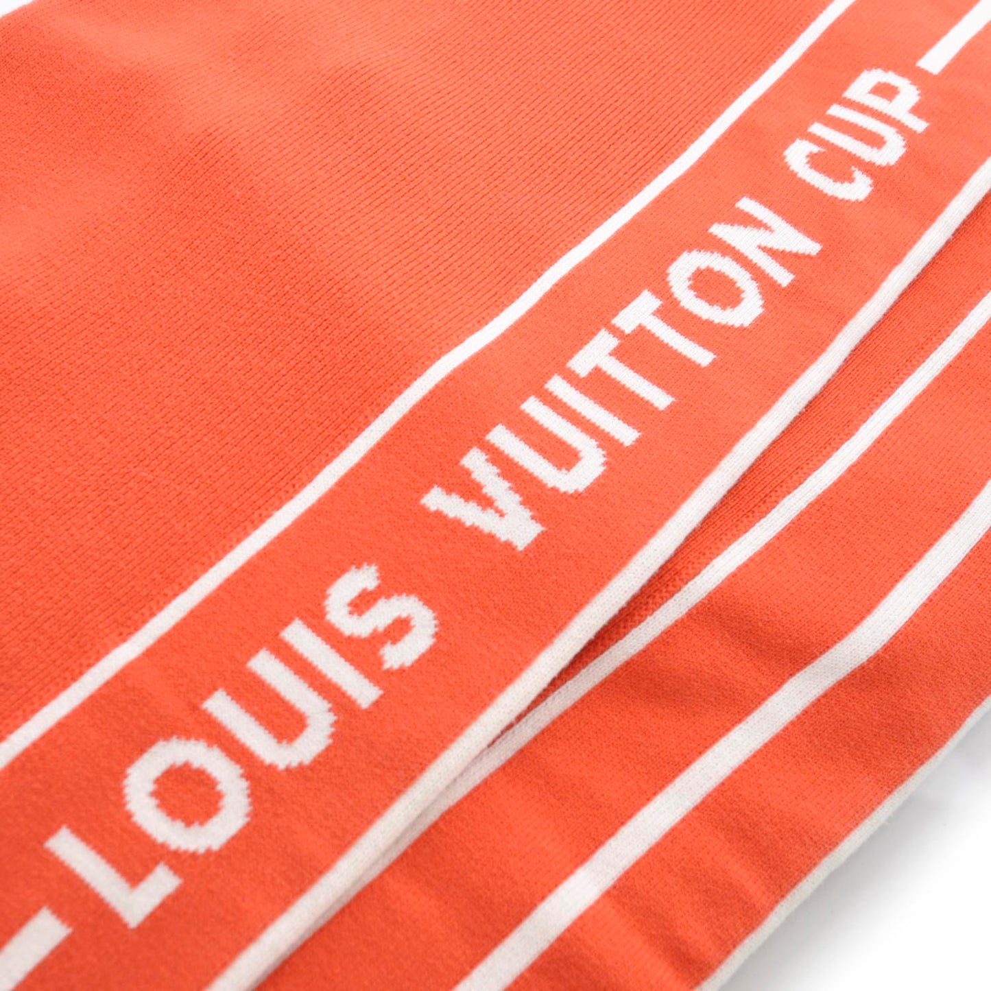 Cotton Cashmere Cup Scarf Orange