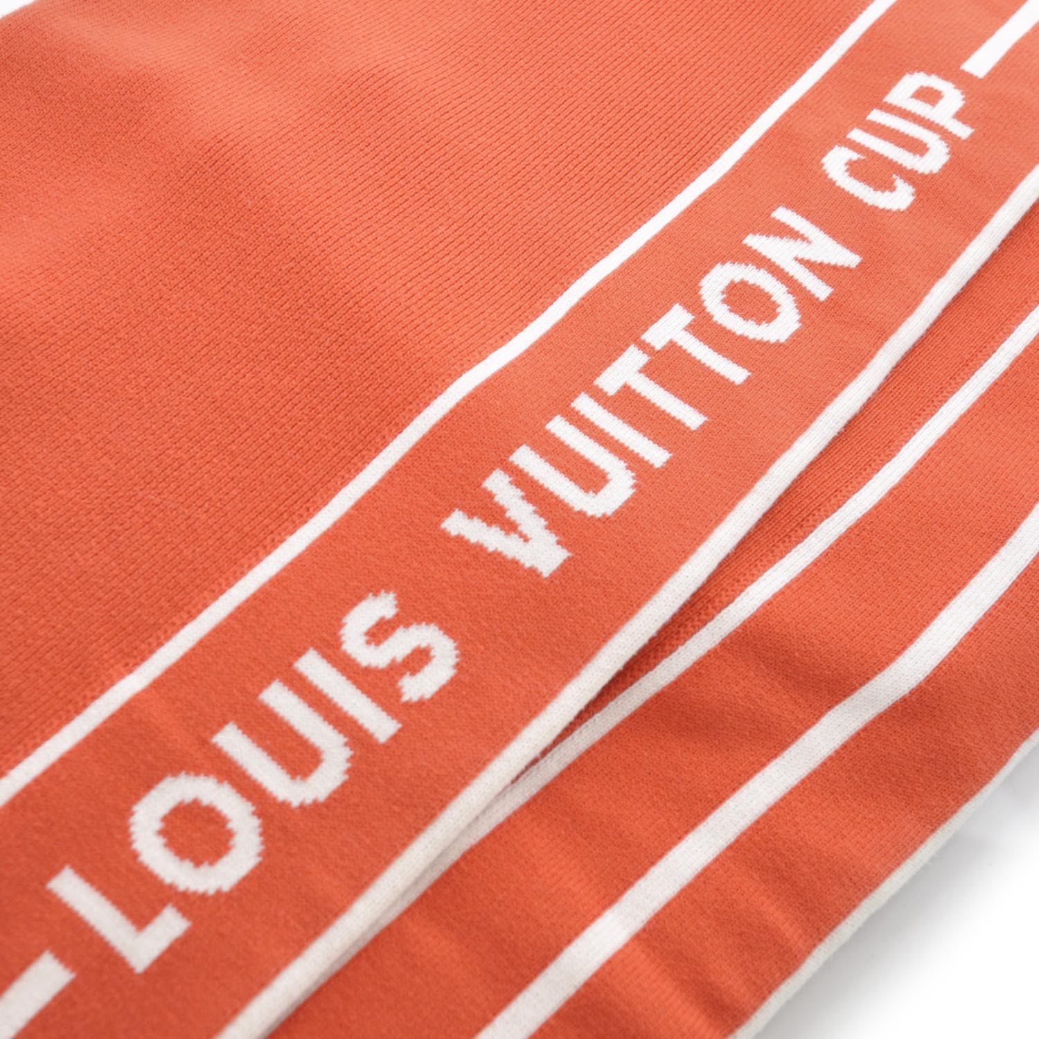 Louis Vuitton Cotton Cashmere Cup Scarf Orange 4 of 6