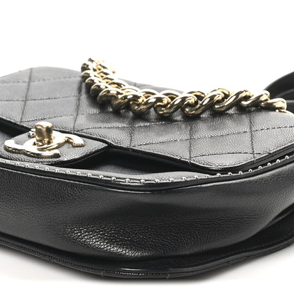 Chanel Caviar Quilted Small Studded Flap Black 10 of 10