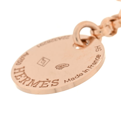 Hermes 18K Rose Gold Diamond PM Kelly Clochette Bracelet SH 3 of 4