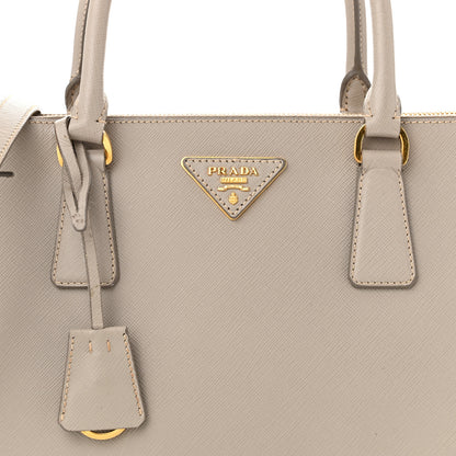 Prada Saffiano Medium Galleria Double Zip Tote Pomice 9 of 15