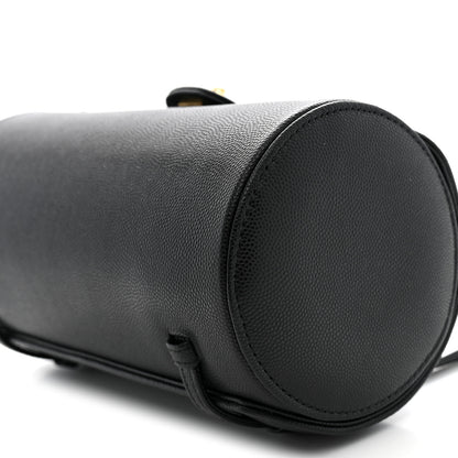 Chanel Shiny Caviar Preppy Coco Small Bowling Bag Black 10 of 11