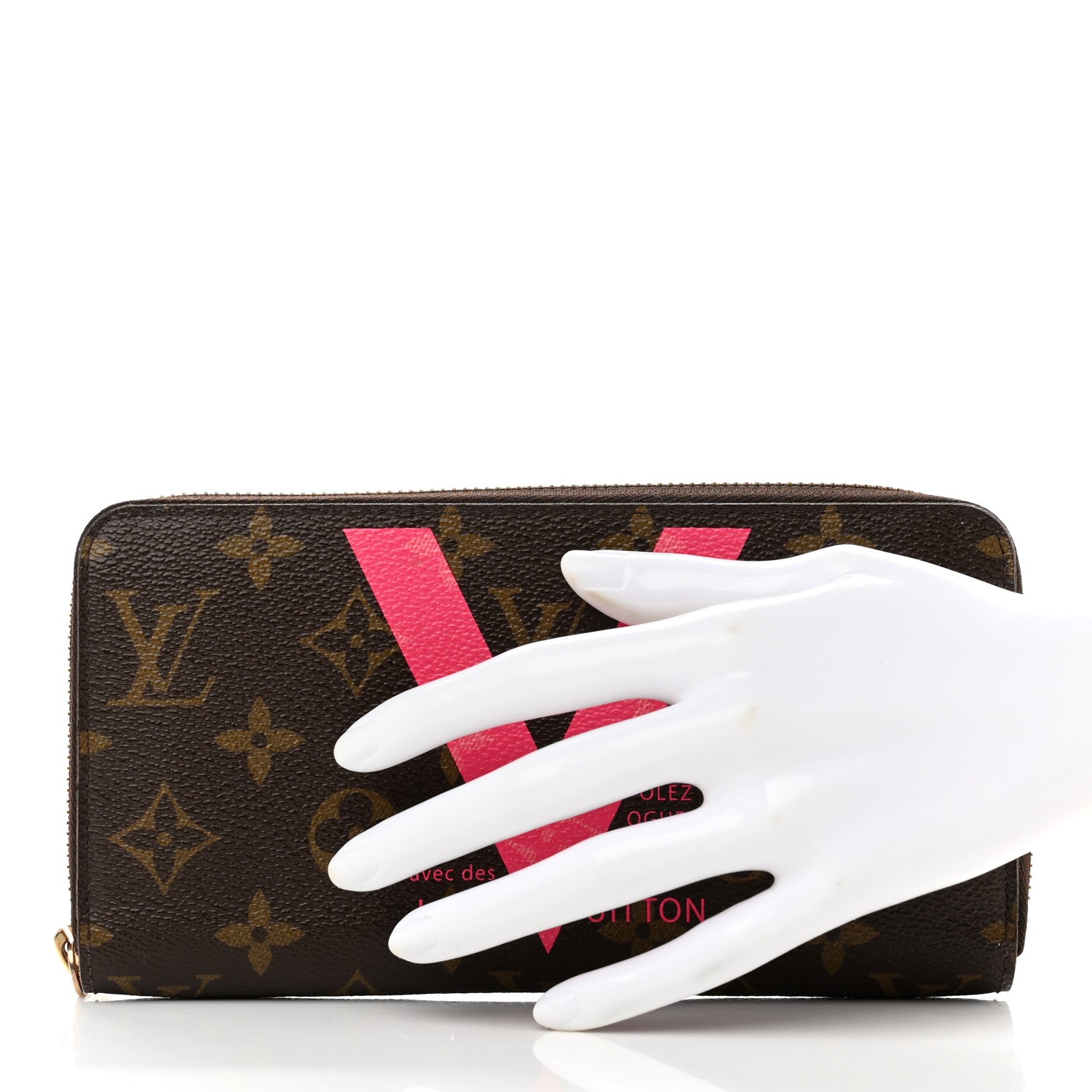 Louis Vuitton Monogram V Zippy Wallet Grenade 2 of 7