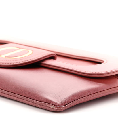 Christian Dior Smooth Calfskin Medium Diordouble Chain Bag Rose Multicolor 11 of 11