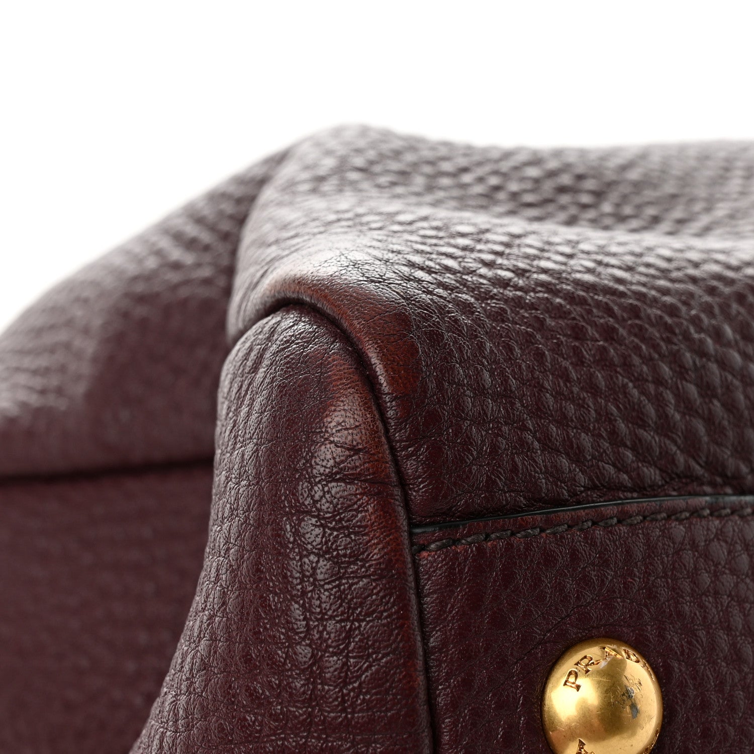 Prada Vitello Phenix Shopping Tote Granato 11 of 12