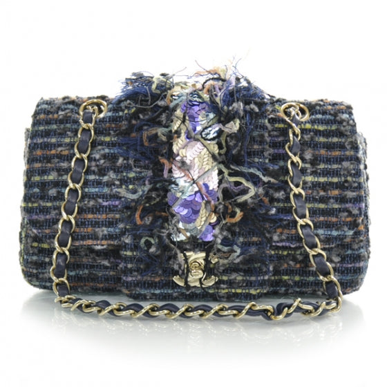 Chanel Tweed Sequins Small Flap 1 of 10