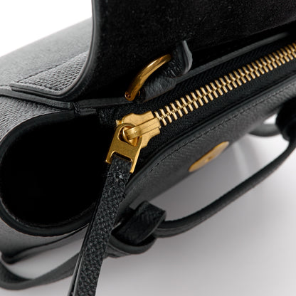 Celine Grained Calfskin Pico Belt Bag Black 10 of 11