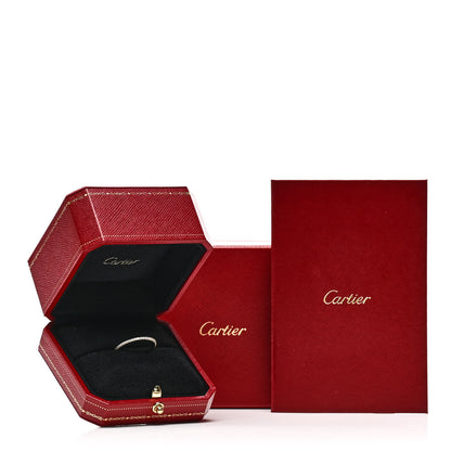 Cartier 18K Yellow Gold Diamond 1.5mm Etincelle de Cartier Wedding Band Ring 61 9.5 3 of 5