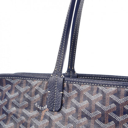 Goyard Goyardine Sac Hardy Pet Carrier PM Navy 10 of 14