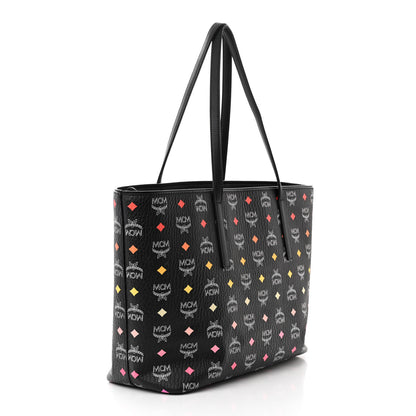 MCM Visetos Spektrum Medium Anya Shopper Tote Black 3 of 12