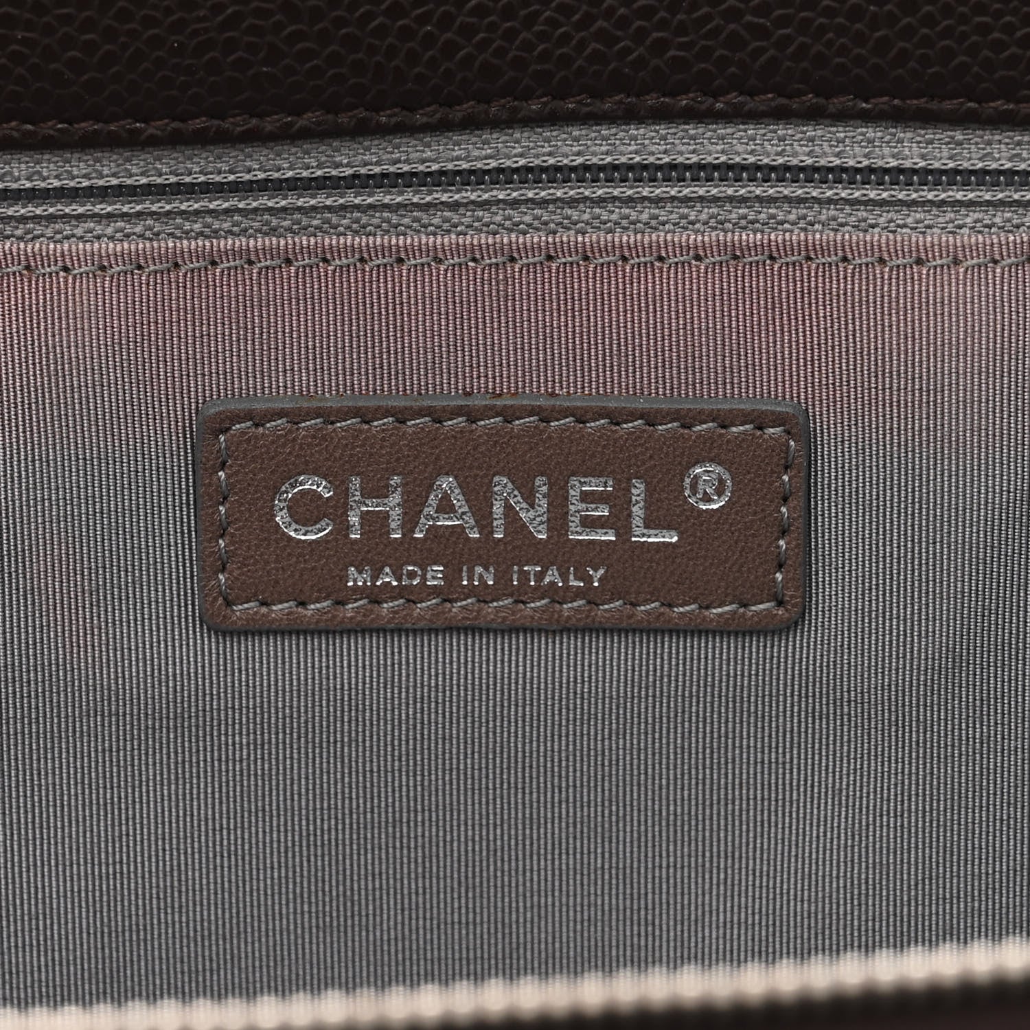 Chanel Soft Caviar Quilted Large CC Timeless Tote Dark Brown 7 of 14