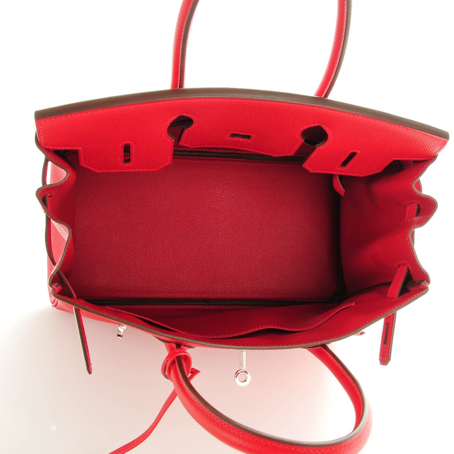 Epsom Birkin 30 Rouge Casaque