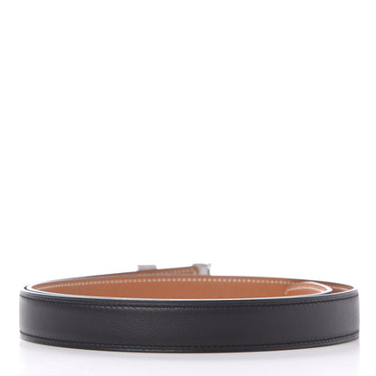 Hermes Swift Epsom 24mm Mini Constance H Belt 85 Black Gold 2 of 6