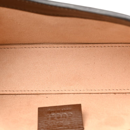 Gucci GG Supreme Monogram Mini Horsebit 1955 Shoulder Bag Beige Brown Sugar 5 of 14