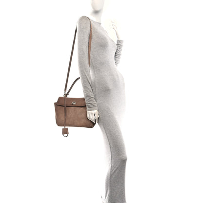 Balenciaga Waxed Suede Small Rodeo Top Handle Handbag Beige 2 of 10
