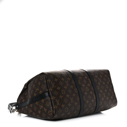 Louis Vuitton Monogram Macassar Keepall Bandouliere 45 4 of 15