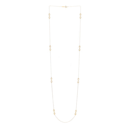 Tiffany 18K Yellow Gold Infinity Endless Necklace 3 of 5