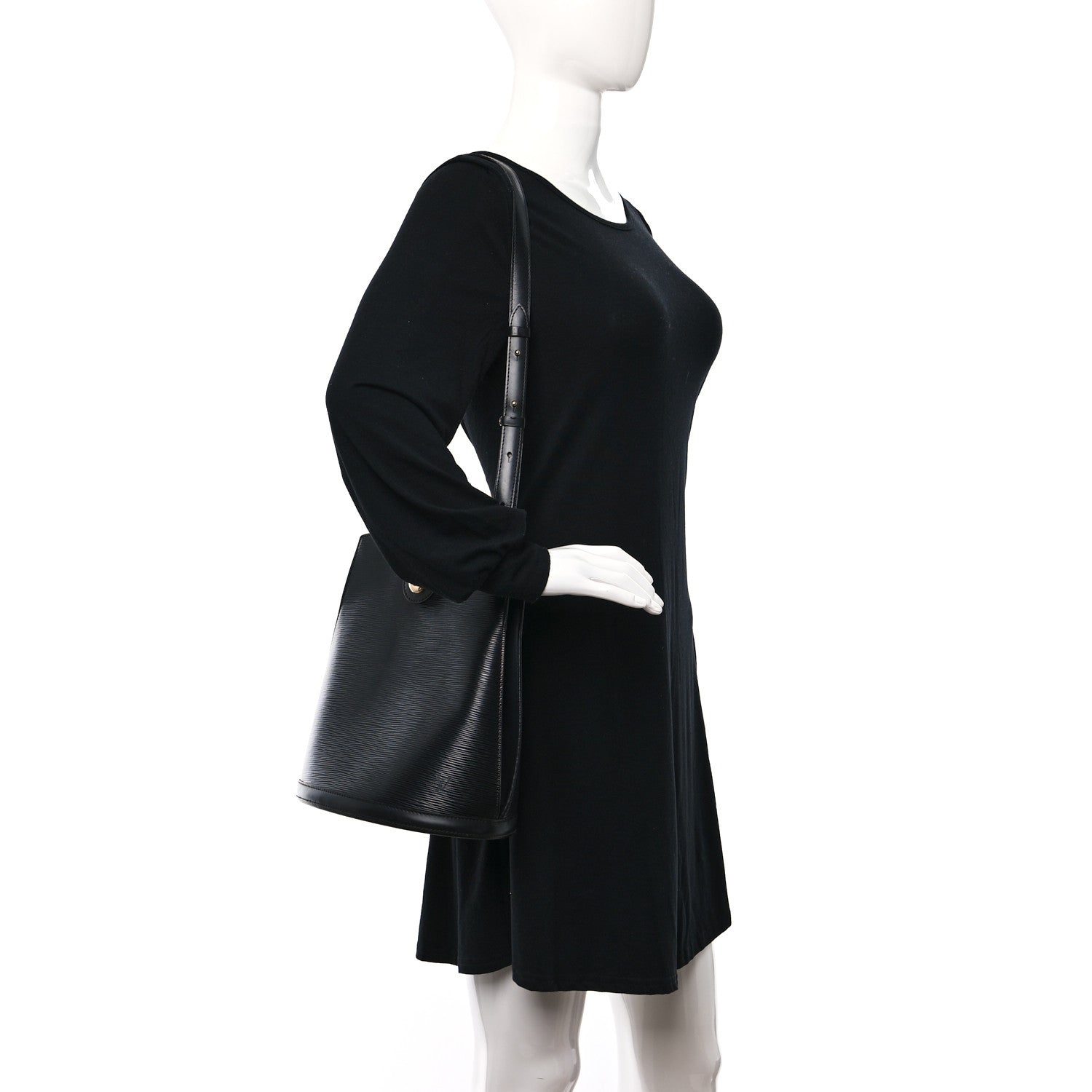 Louis Vuitton Epi Cluny Black 2 of 11