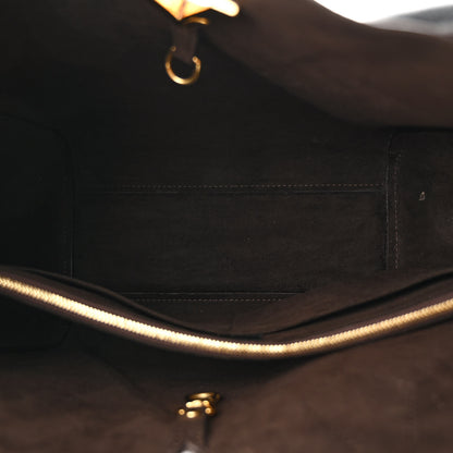 Louis Vuitton Calfskin Monogram Kimono Tote Black 5 of 10