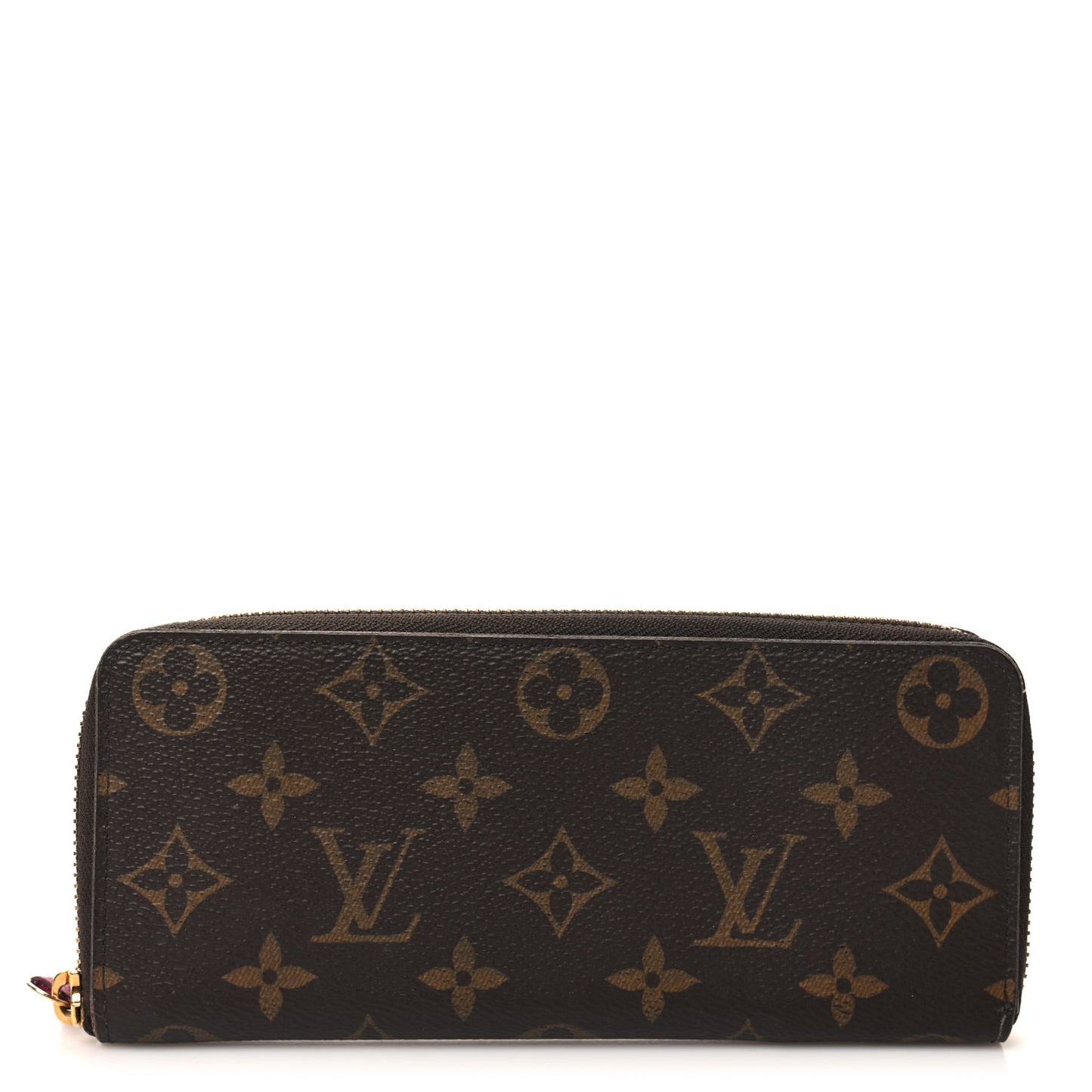 Monogram Clemence Wallet Fuchsia