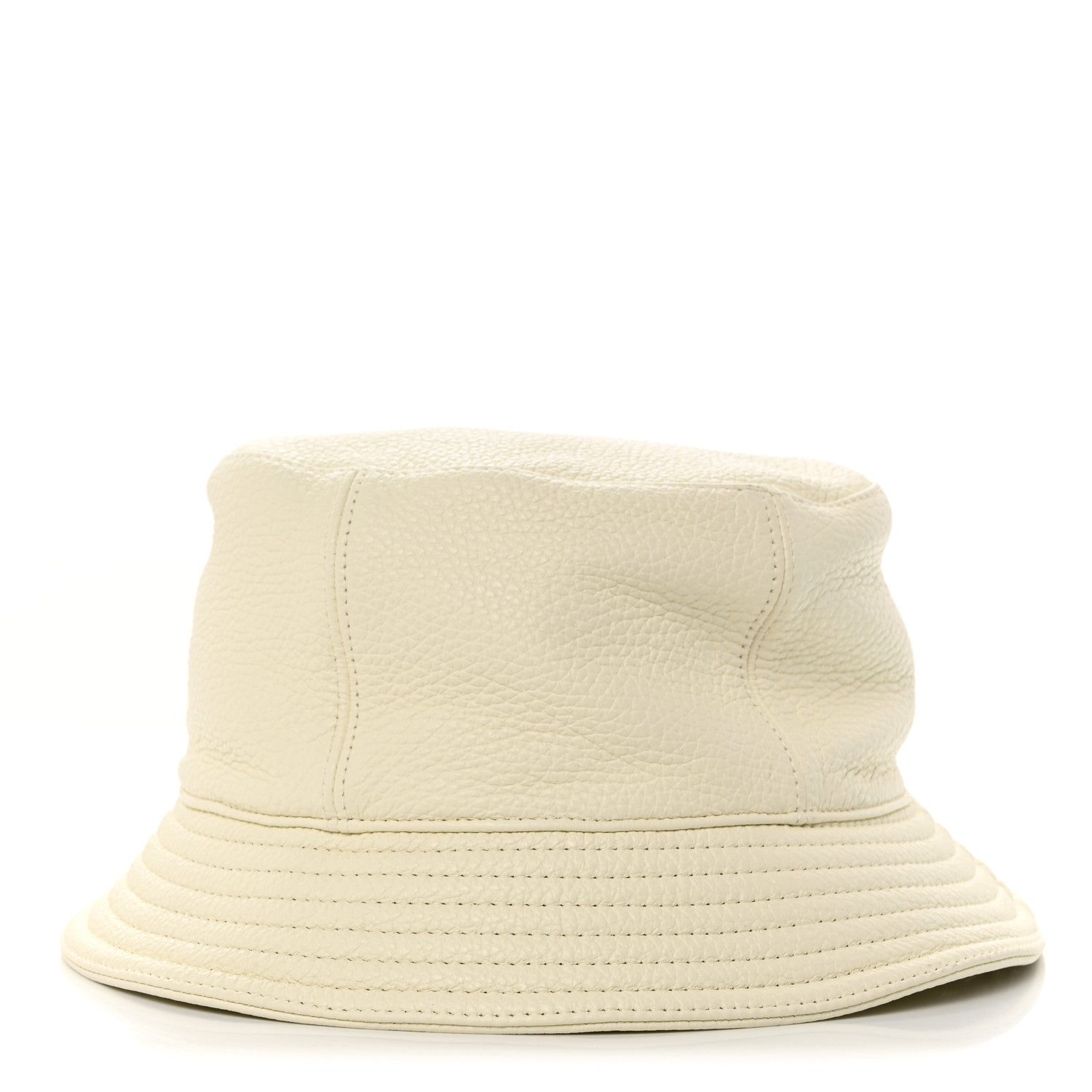 Hermes Cerf Lourd Calvi Bucket Hat 58 White Casse 1 of 11