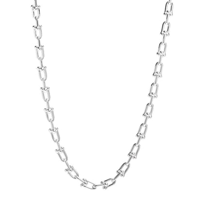 Tiffany Sterling Silver Medium HardWear Link Necklace 1 of 4