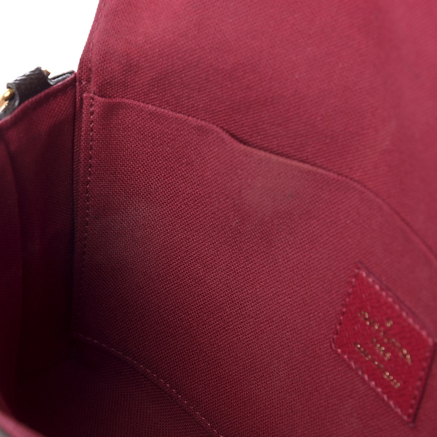 Monogram Pochette Felicie Chain Wallet Fuchsia