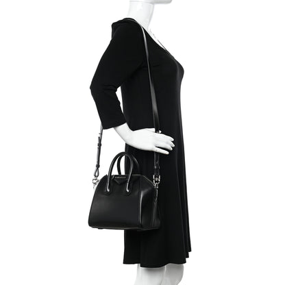 Givenchy Shiny Lord Calfskin Mini Antigona Black 2 of 10
