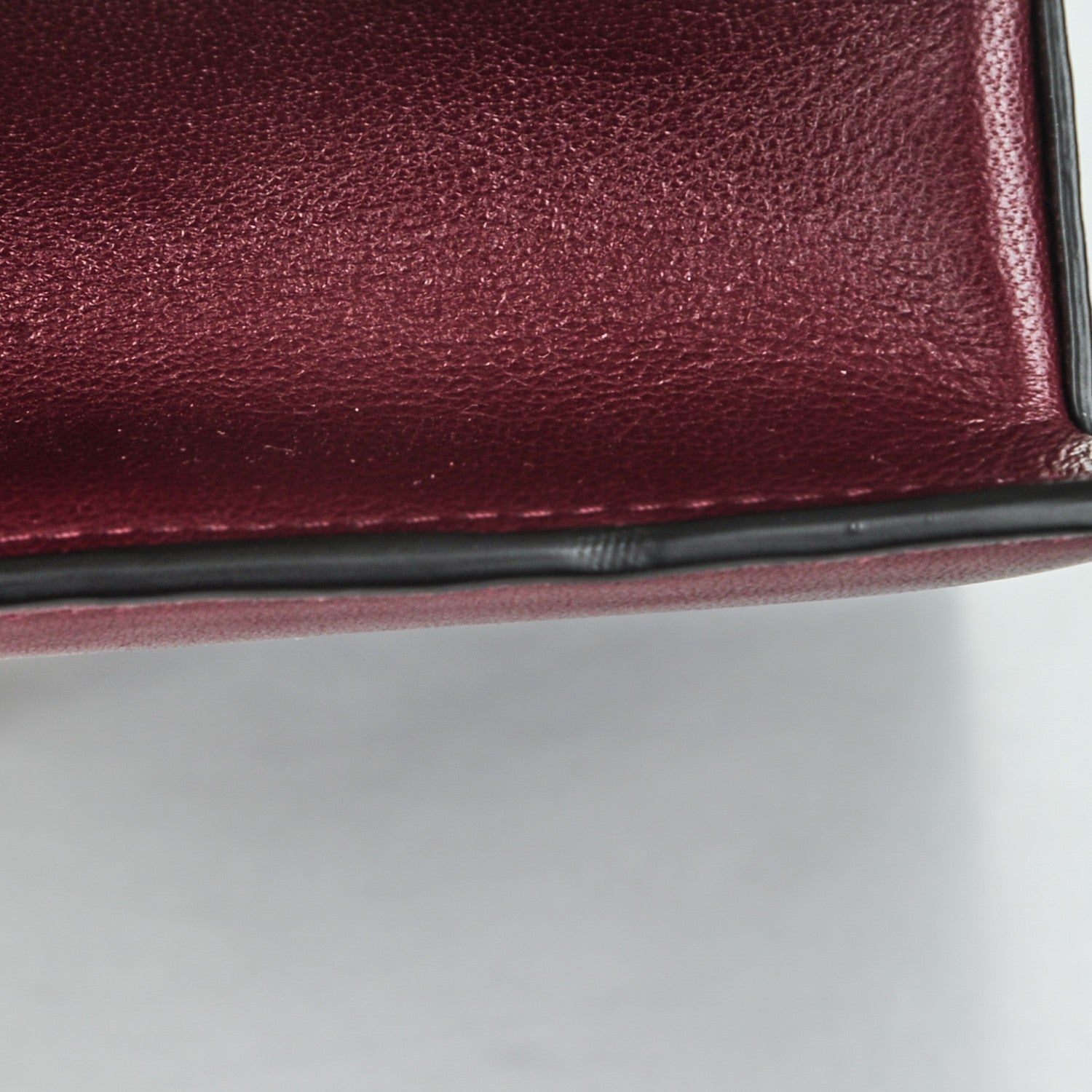 Mulberry Calfskin Cheyne Clutch With Chain Rust Dune Burgundy 6 of 7