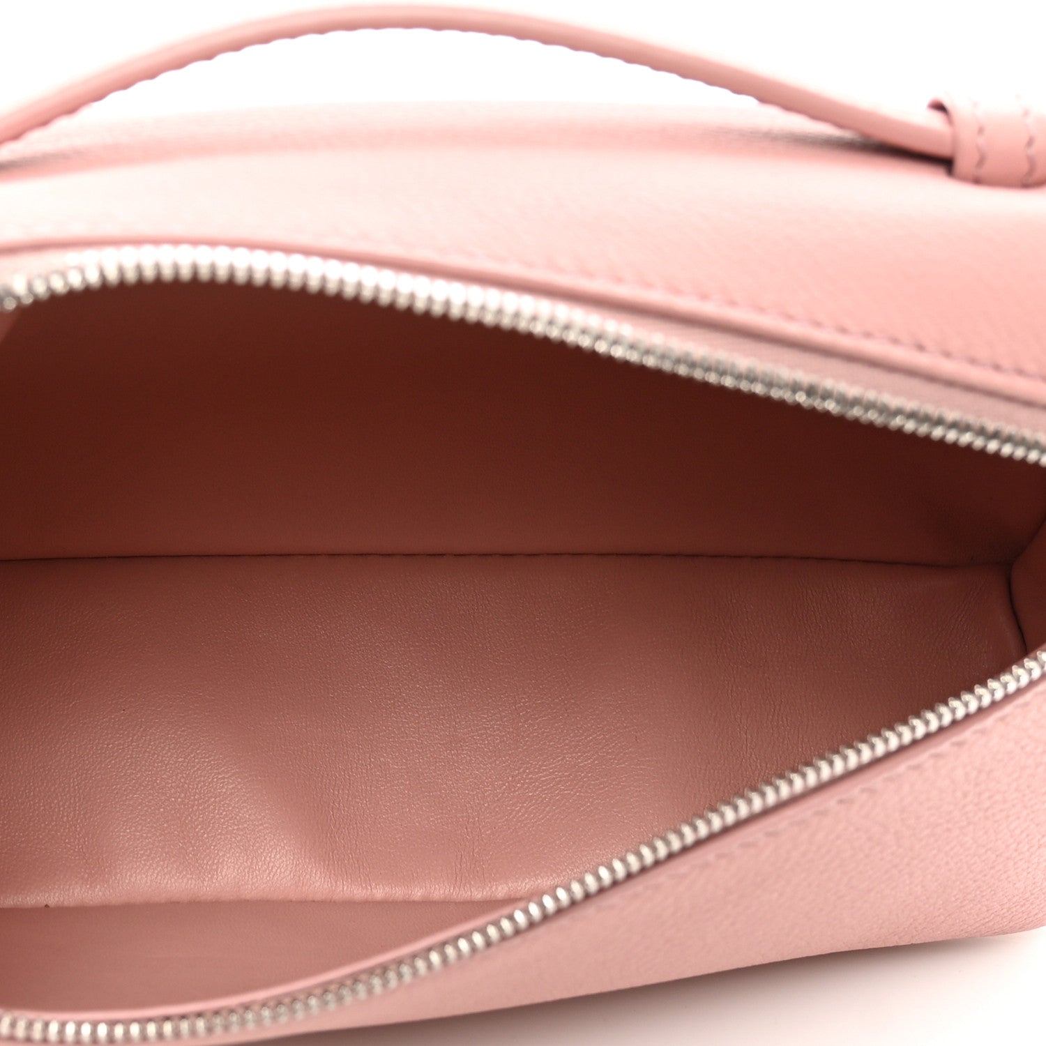 Loro Piana Grained Calfskin L19 Extra Pocket Pouch Rosa 5 of 9