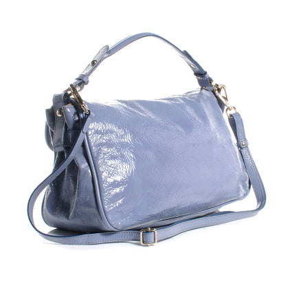 Fendi Vitello Naplak Fly Shoulder Bag Blue 3 of 8