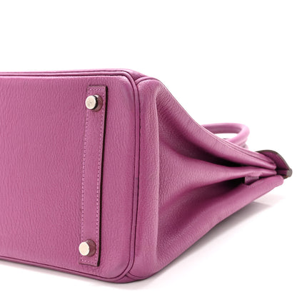 Hermes Chevre Mysore Birkin 30 Cyclamen 10 of 14