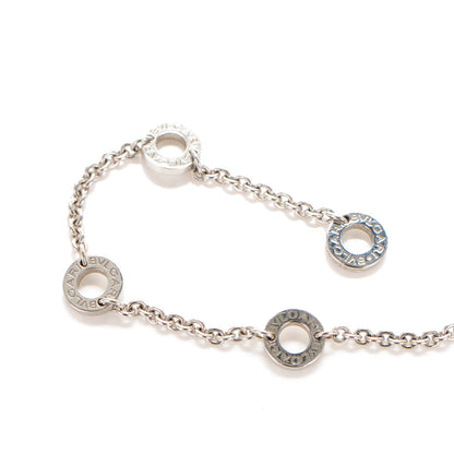 Bulgari 18K White Gold Parentesi Pendant Necklace 5 of 5