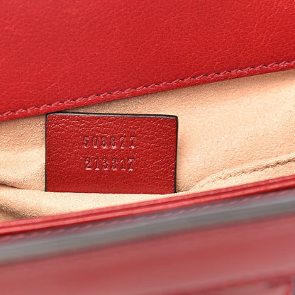 Gucci Suede Calfskin Web Small Ophidia Chain Shoulder Bag New Blue Romantic Cherry 7 of 12