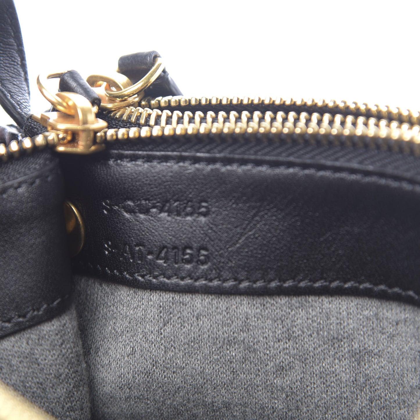 Lambskin Large Trio Crossbody Bag Black