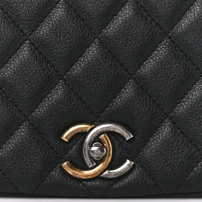 Chanel Calfskin Quilted Casual Pocket Messenger Flap Black 9 of 11