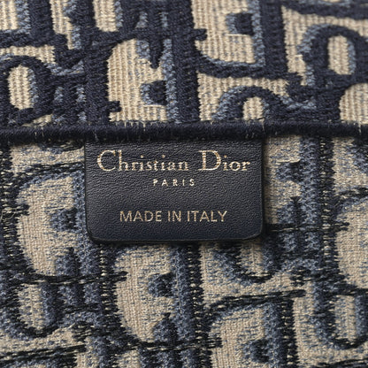 Christian Dior Oblique Book Tote Blue Multicolor 6 of 12